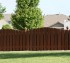 The American Fence Company - Wood Fencing, 1002 4' overscallop picket stained
