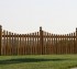 The American Fence Company - Wood Fencing, 1005 4' underscallop picket