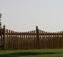 The American Fence Company - Wood Fencing, 1006 4' underscallop picket