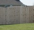 The American Fence Company - Wood Fencing, 1020 Wood 6' overscallop solid