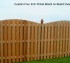 The American Fence Company - Wood Fencing, 1048 1x4x4 Board on Board overscallop