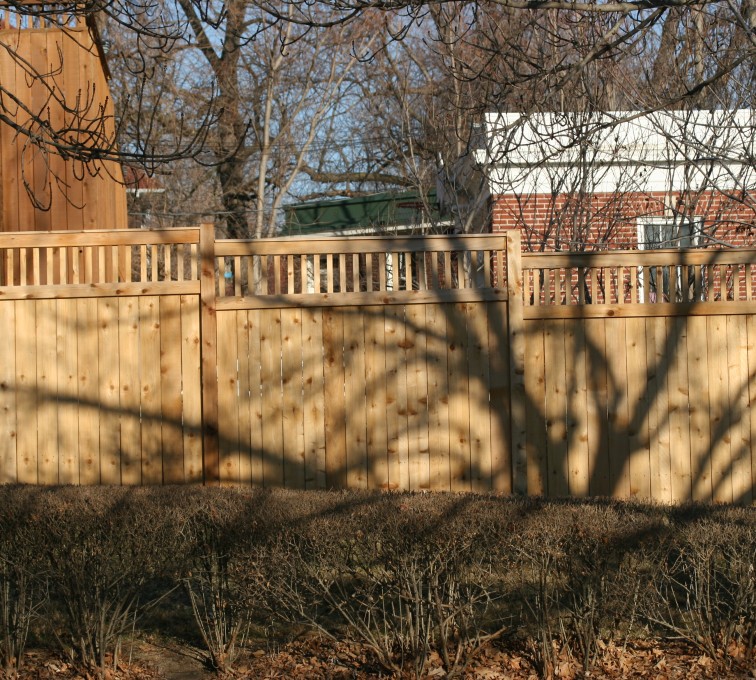 Privacy With Custom Accent The American Fence Company 3238