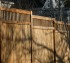The American Fence Company - Wood Fencing, 1054 Custom Solid with Accent Top