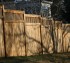 The American Fence Company - Wood Fencing, 1055 Custom Solid with Accent Top