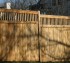 The American Fence Company - Wood Fencing, 1058 Custom Solid with Accent Top