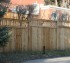 The American Fence Company - Wood Fencing, 1062 Custom Solid with Accent Top