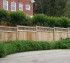 The American Fence Company - Wood Fencing, 1063 Custom Solid with Accent Top