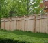 The American Fence Company - Wood Fencing, 1064 Custom Solid with Accent Top