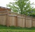 The American Fence Company - Wood Fencing, 1067 Custom Solid with Accent Top