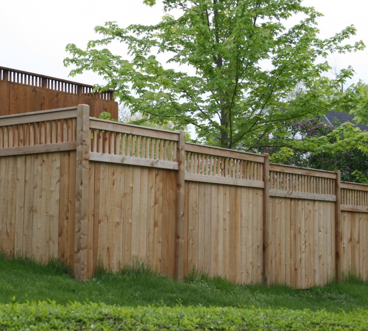 Privacy with Custom Accent - The American Fence Company