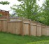 The American Fence Company - Wood Fencing, 1068 Custom Solid with Accent Top