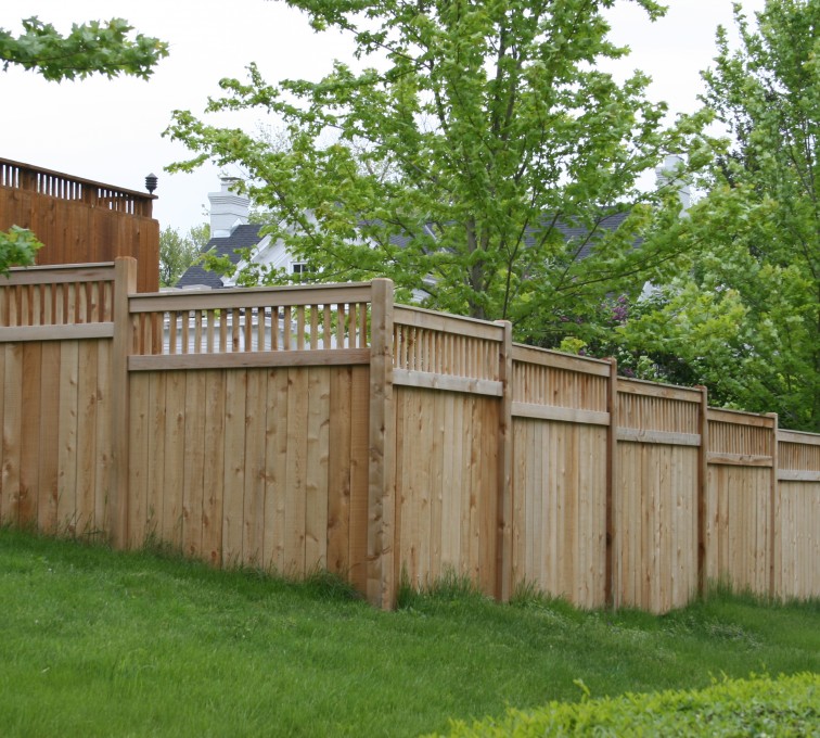 Privacy with Custom Accent - The American Fence Company