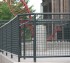 The American Fence Company - Custom Railing, 2207 Railing with heavy mesh infill