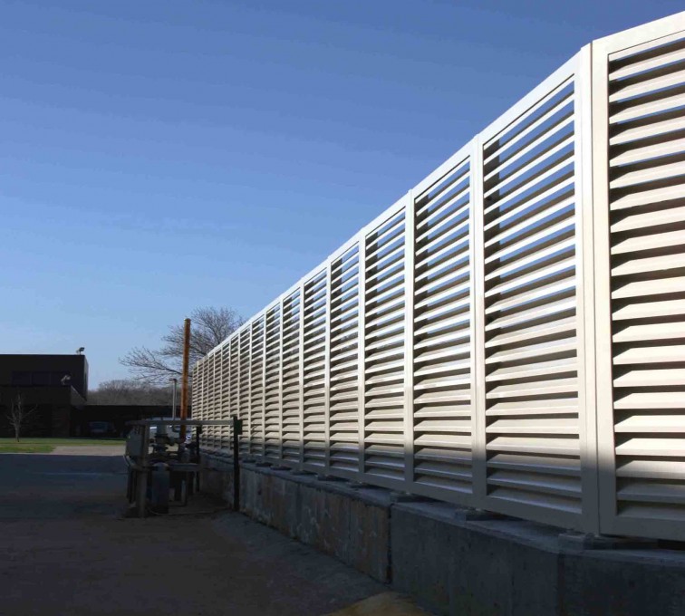 Louvered Fence Systems Gallery The American Fence Company