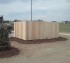 The American Fence Company - Wood Fencing, 6' Solid Dumpster Enclosure - AFC - IA