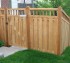 The American Fence Company - Wood Fencing, Custom with wood picket accent