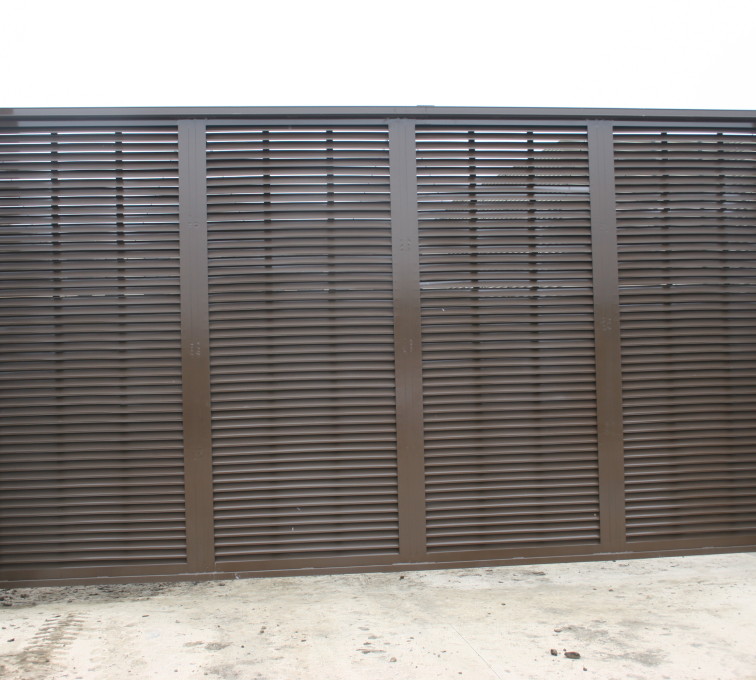 Louvered Fence Systems Gallery - The American Fence Company