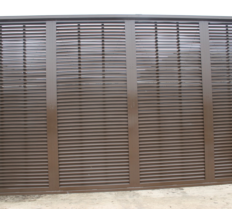 Louvered Fence Systems Gallery - The American Fence Company