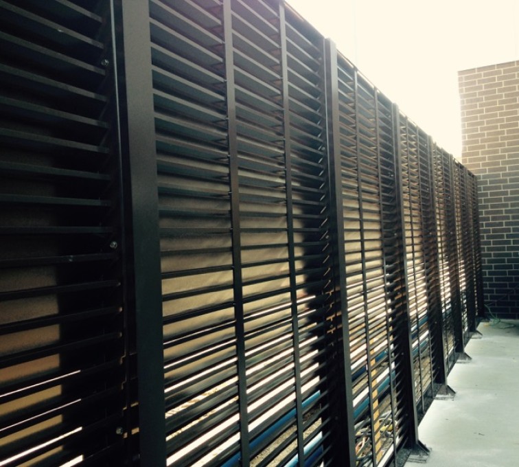 Louvered Fence Systems Gallery - The American Fence Company