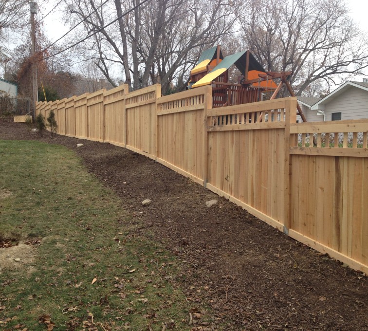 Privacy with Custom Accent - The American Fence Company