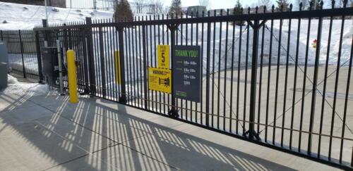 Omaha Fencing Company Automatic Security Slide Gate