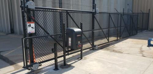 Omaha Fencing Company Automatic Security Slide Gate