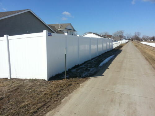 Residential Vinyl - Solid Privacy